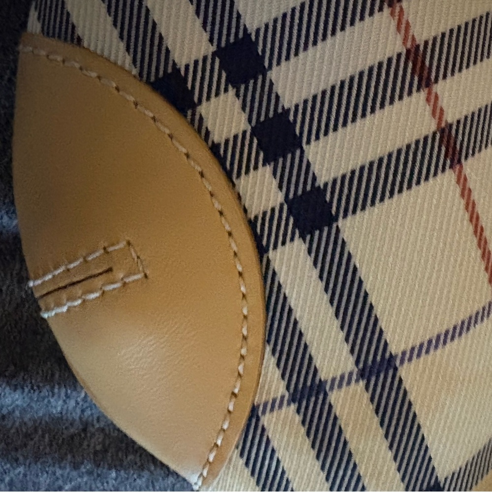 Burberry‎ Tan and Blue Check Shoulder project - Picture 5 of 16